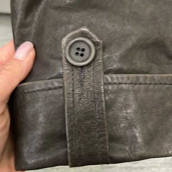 Brown Leather Jacket - Picture 4 of 6